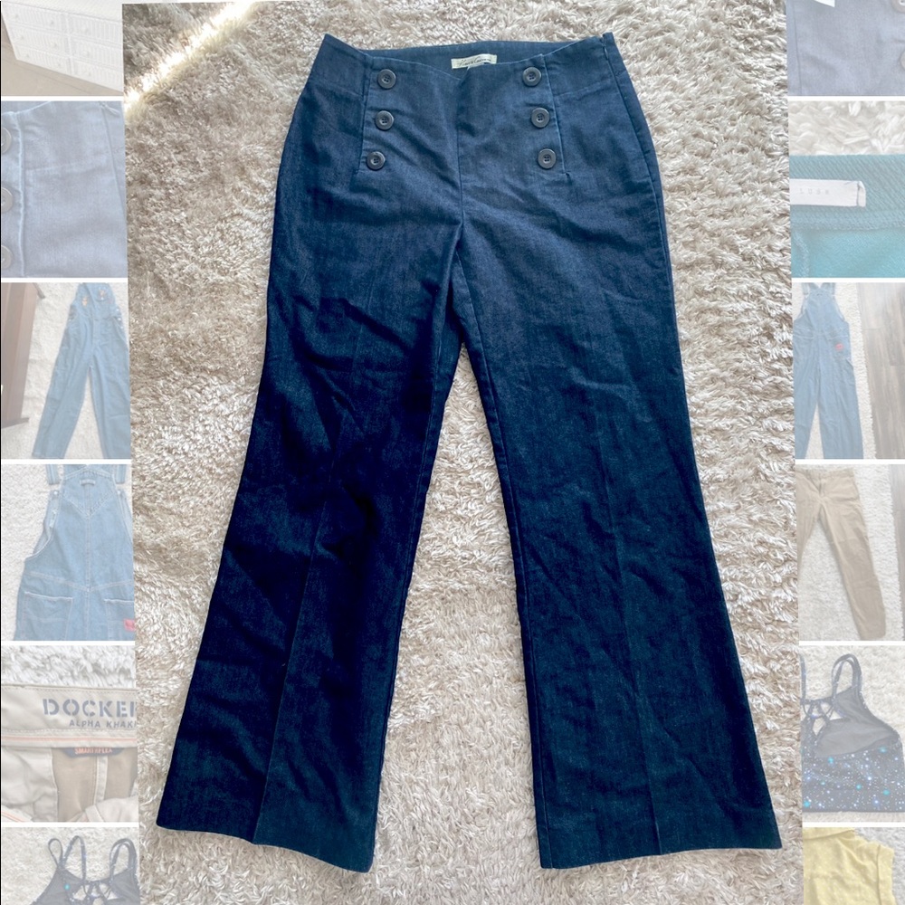 Wide Leg Sailor jeans by Kenneth Cole New York